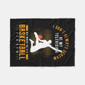 Het is honkbalseizoen fleece deken (Voorkant (Horizontaal))