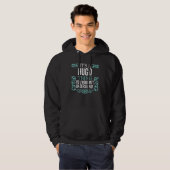 Het is Hugo dat je geen grappige Mannen zou begrij Hoodie (Voorkant volledig)