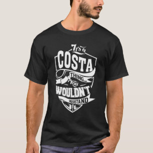 Het is iets voor Costa T-shirt