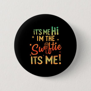 Het is ik hoi ik ben het meisje van de verjaardag ronde button 5,7 cm