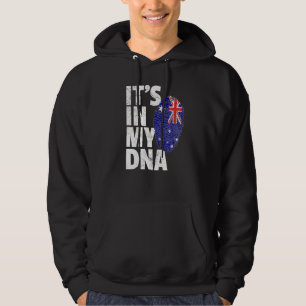 Het is in de Australische vlag van mijn dna Hoodie