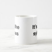 Het is in de Syllabus Coffee Mok (Center)