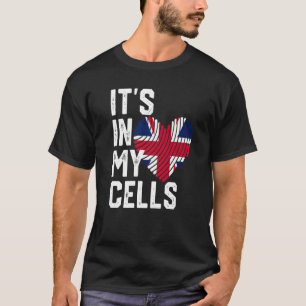 HET IS IN MIJN CELLEN British Flag UK Britan Union T-shirt