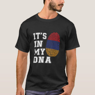 Het is in mijn DNA Armenië Proud Armenia vlag T-shirt