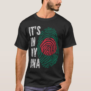 HET IS IN MIJN DNA Bangladesh Vlag Mannen Kinderen T-shirt