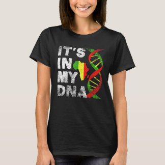 Het is In Mijn DNA Black Pride Black Proud Roots 2 T-shirt