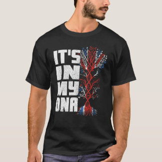 Het is in mijn DNA Britse vlag Verenigd Koninkrijk T-shirt
