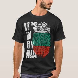 HET IS IN MIJN DNA, Bulgarije Flag Boy Girl Gift T-shirt