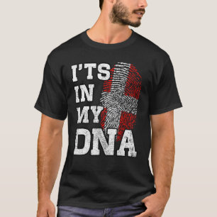 Het is in mijn DNA Deense vingerafdruk, Denemarken T-shirt