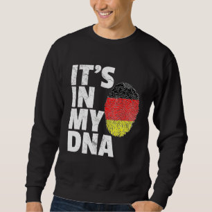 Het is in mijn dna-Duitsland de Duitse vlaggepride Trui