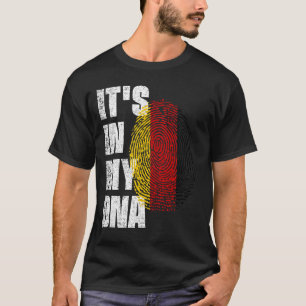 HET IS IN MIJN DNA-Duitsland Vlag T-shirt