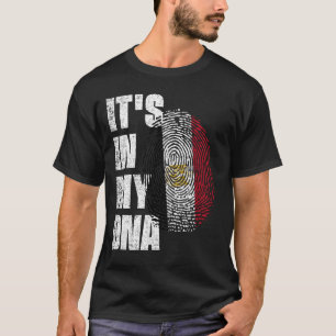 HET IS IN MIJN DNA-Egyptische vlag T-shirt