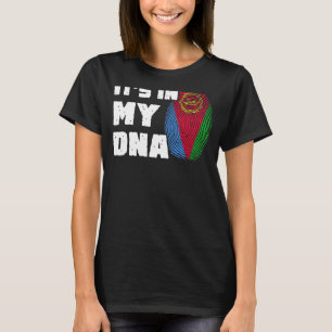 Het is in mijn DNA Eritrea Vlag Mannen vrouwen T-shirt