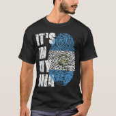 HET IS IN MIJN DNA Guatemala Flag Boy Girl Gift T-shirt (Voorkant)