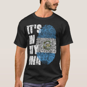 HET IS IN MIJN DNA Guatemala Flag Boy Girl Gift T-shirt