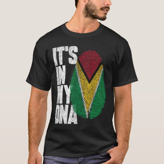 Het is in mijn DNA-Guyanese Shirt Proud Gift Guyan (Voorkant)