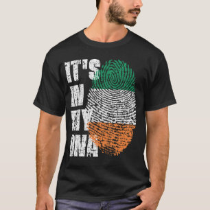 HET IS IN MIJN DNA Ierland Flag Boy Girl Gift T-shirt