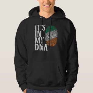 HET IS IN MIJN DNA Ierland Flag Irish Cool St Patr Hoodie