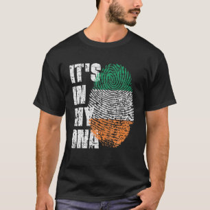 HET IS IN MIJN DNA Ierland Flag Irish T-shirt
