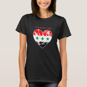 Het is in mijn DNA Irak dat Iraakse hartvlag trok T-shirt