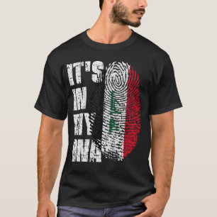HET IS IN MIJN DNA-Irak Flag Boy Girl Gift T-shirt