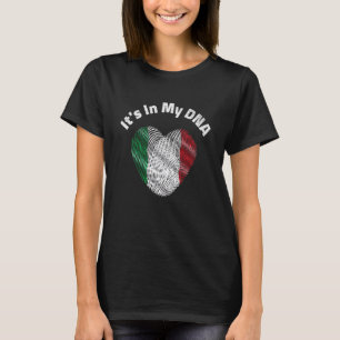 Het is in mijn DNA Italiaans erfgoed T-shirt