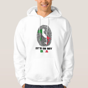Het is in mijn DNA Italië Patriottisch Proud Itali Hoodie
