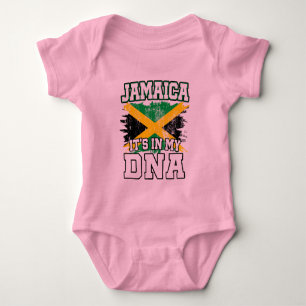 Het is in mijn DNA Jamaican Pride Jamaica Flag Lov Romper
