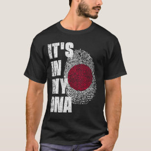 HET IS IN MIJN DNA Japan Flag T-shirt