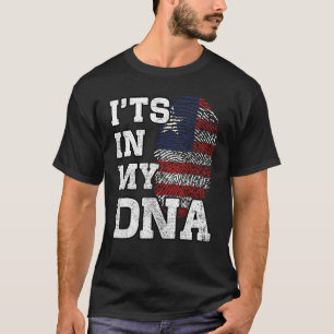 Het is in mijn DNA Liberiaanse vingerafdruk Proud T-shirt