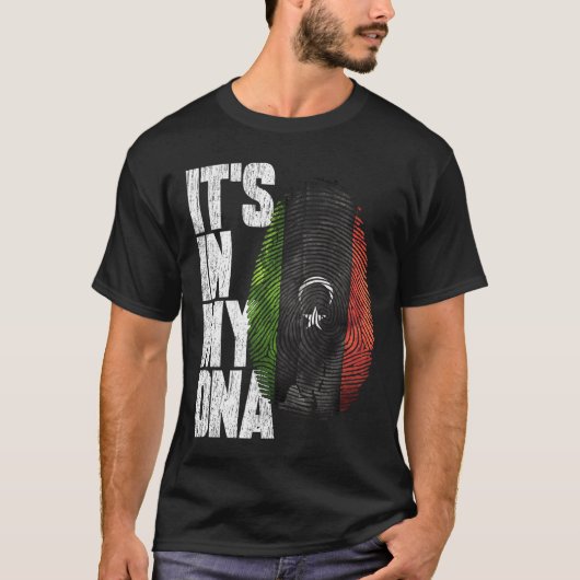 Het is in mijn DNA Libische Shirt Proud Gift Libya (Voorkant)