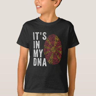 Het is in mijn DNA-Macedonië vlag T-shirt