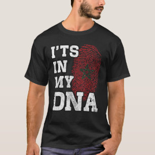 Het is in mijn DNA Marokkaanse vingerafdruk Proud T-shirt