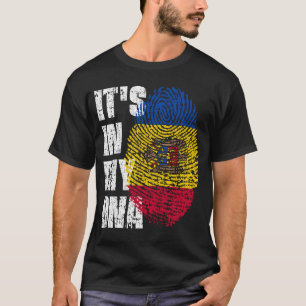 HET IS IN MIJN DNA Moldavië Flag Boy Girl Gift T-shirt