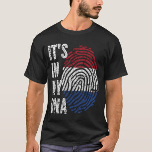 HET IS IN MIJN DNA Nederland Vlag Mannen Kinderen T-shirt