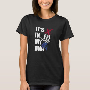 Het is in mijn DNA Nederlandse vlag.. T-shirt