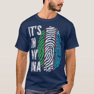 HET IS IN MIJN DNA Oezbekistan Vlag Oezbeeks T-shirt