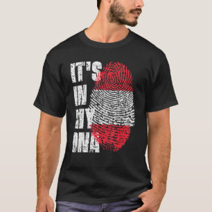 Het is in mijn dna Oostenrijk vlag Oostenrijks T-shirt