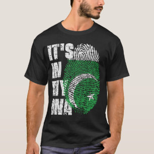 HET IS IN MIJN DNA Pakistan Flag Boy Girl Gift T-shirt
