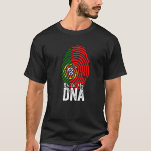 Het is in mijn DNA-poel Portugese rots Pride Portu T-shirt