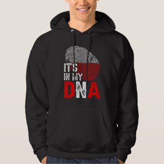 Het is in mijn dna-Polen-vlag, een vingerafdruklee Hoodie