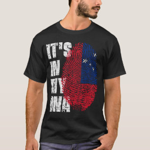 HET IS IN MIJN DNA Samoa Flag Boy Girl Gift T-shirt