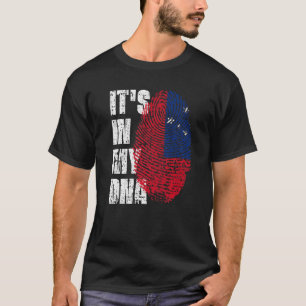 Het is in mijn dna Samoa vlag Samoan T-shirt