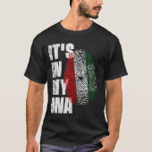 HET IS IN MIJN DNA Somaliland Flag T-shirt (Voorkant)