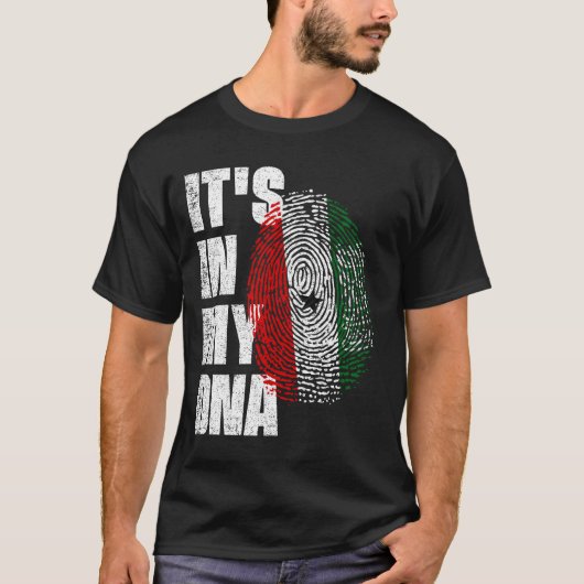 HET IS IN MIJN DNA Somaliland Flag T-shirt (Voorkant)