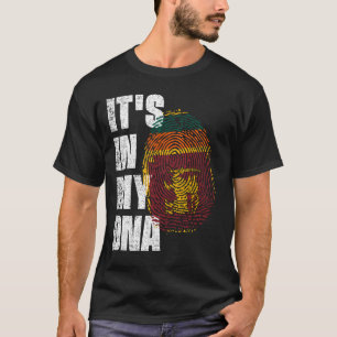 HET IS IN MIJN DNA Sri Lanka vlag T-shirt