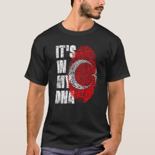 Het is in mijn DNA Turkije vlag Turks T-shirt