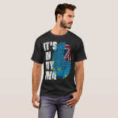 HET IS IN MIJN DNA Tuvalu Flag Boy Girl Gift T-shirt (Voorkant volledig)