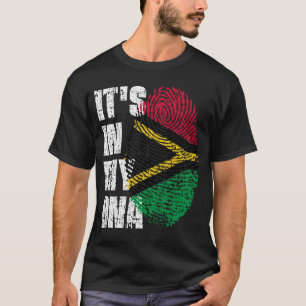 HET IS IN MIJN DNA Vanuatu Flag Boy Girl Gift T-shirt