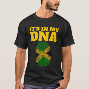 Het is in mijn DNA-vlag van Jamaicaanse ringbandvi T-shirt